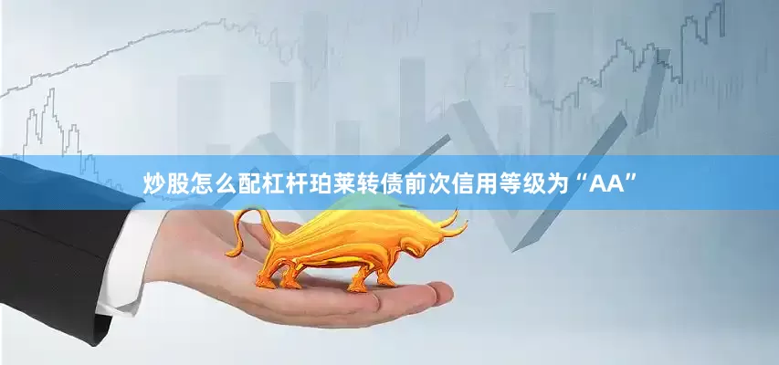 炒股怎么配杠杆珀莱转债前次信用等级为“AA”