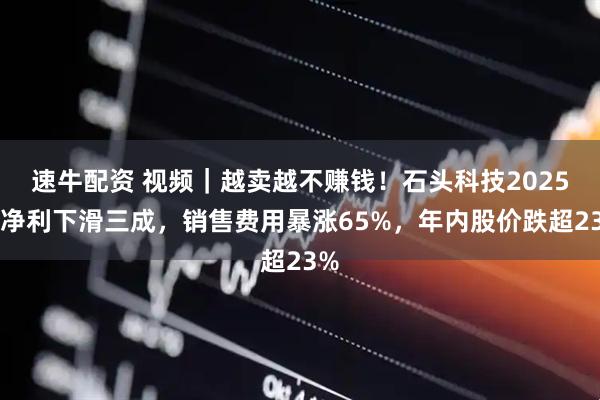 速牛配资 视频｜越卖越不赚钱！石头科技2025年净利下滑三成，销售费用暴涨65%，年内股价跌超23%